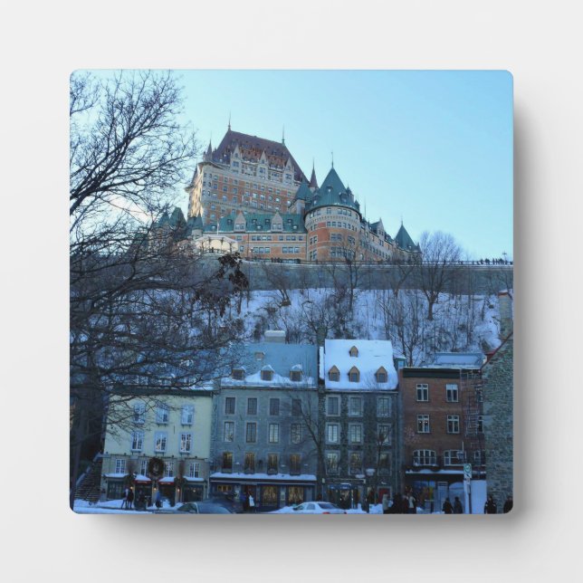 Old Quebec City, Quebec, Canada Plaque (Front)
