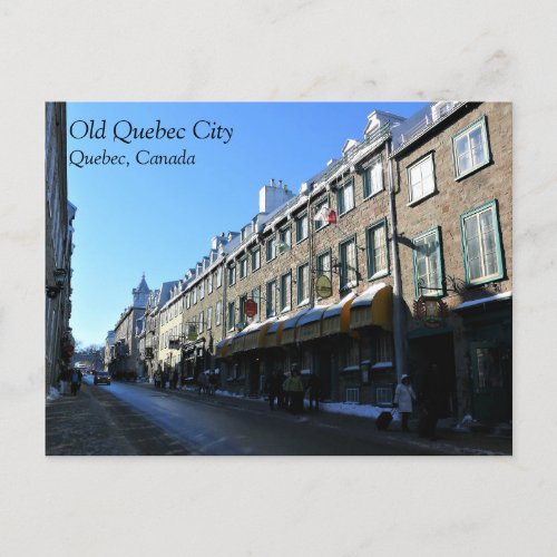 Old Quebec City Quebec Canada Postcard