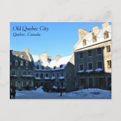 Old Quebec City Quebec Canada Postcard