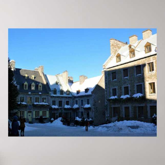 Old Quebec City, Quebec, Canada Poster (Front)