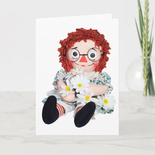 Old Rag Doll Friend Card (Front)