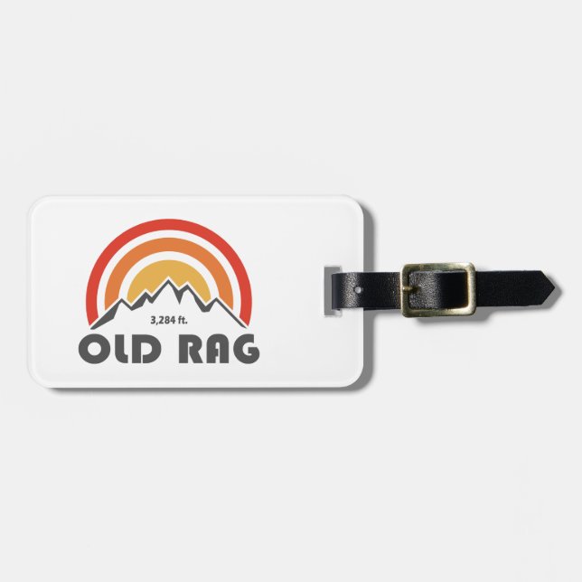 Old Rag Mountain Luggage Tag (Front Horizontal)