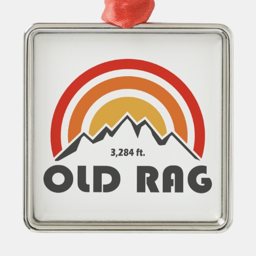 Old Rag Mountain Metal Ornament