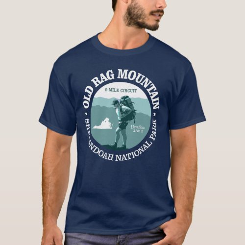 Old Rag Mountain rd T_Shirt