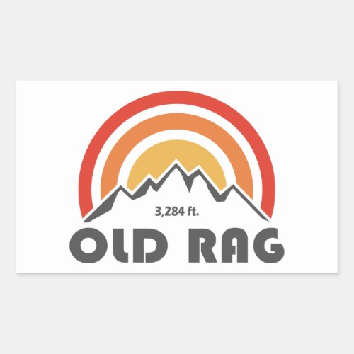 Old Rag Mountain Rectangular Sticker