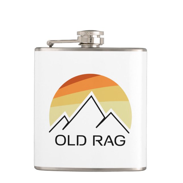 Old Rag Mountain Retro Flask (Front)