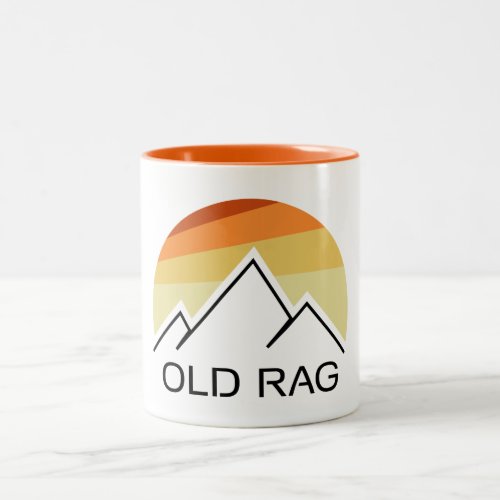 Old Rag Mountain Retro Two_Tone Coffee Mug