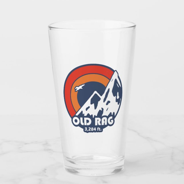 Old Rag Mountain Sun Eagle Glass (Front)