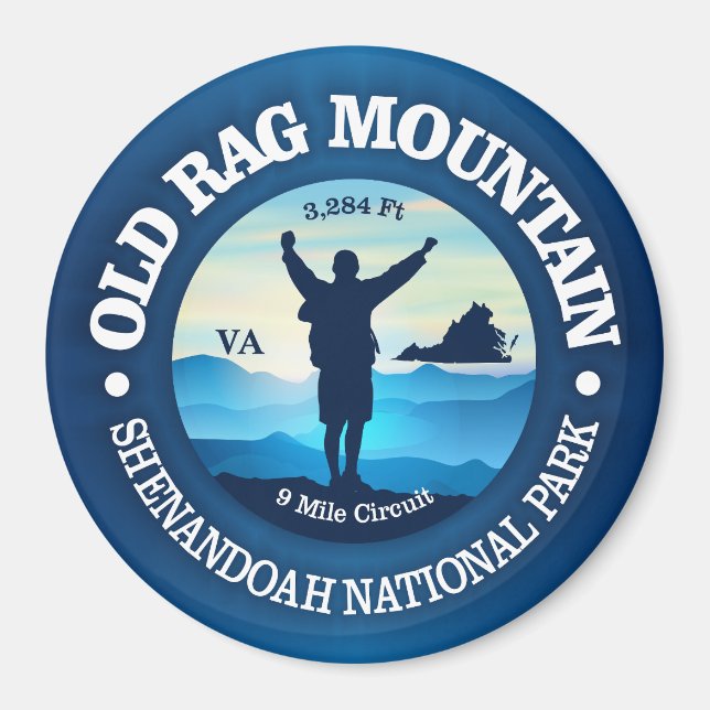 Old Rag Mountain (V) Magnet (Front)