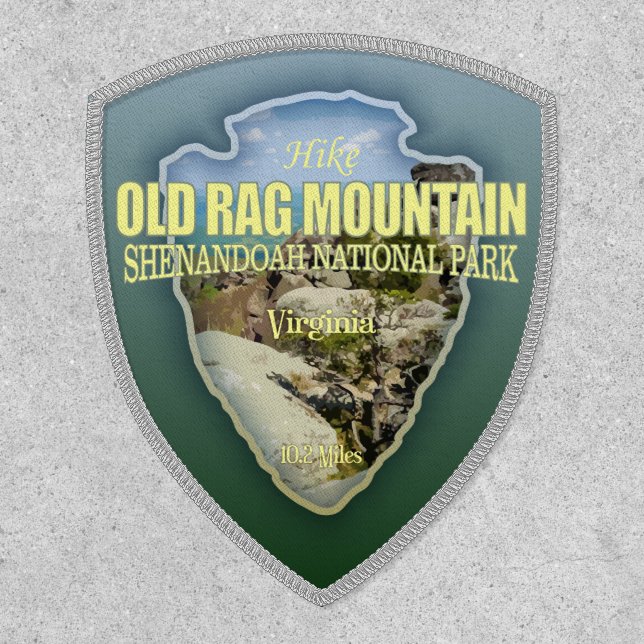 Old Rag Mtn (arrowhead)  Patch (Front)