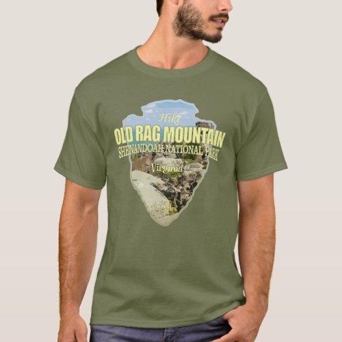 Old Rag Mtn arrowhead T_Shirt