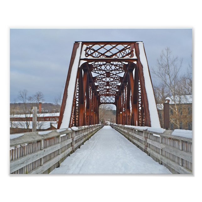 Old Railroad Bridge Photo Print (Front)