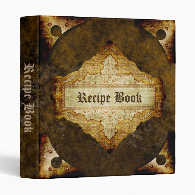 Old Recipe book Binder (Front/Spine)