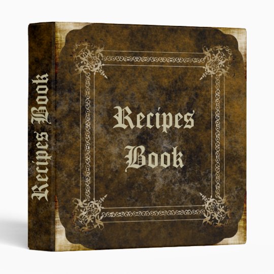 Old Recipe book Binder | Zazzle.com