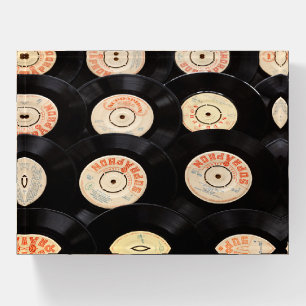 old records paperweight