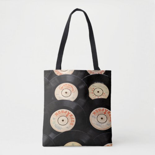 old records tote bag
