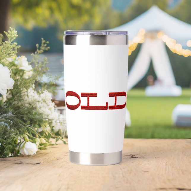 Old Red Brick Insulated Tumbler (Wedding (Rotated))
