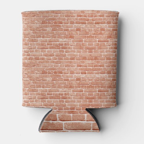 Old red brick wall texture can cooler