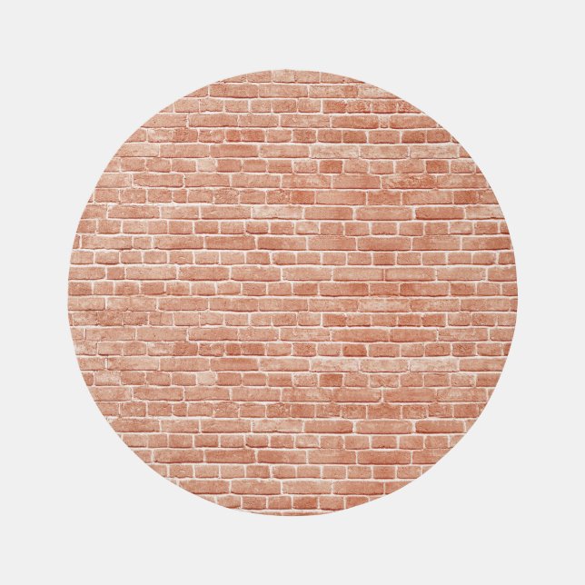 Old red brick wall texture. rug (Front)