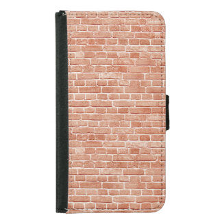 Old red brick wall texture. samsung galaxy s5 wallet case