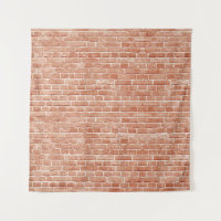 Old red brick wall texture.