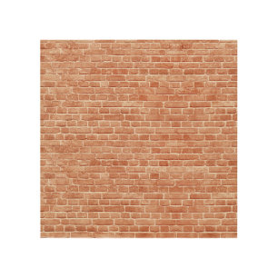 Old red brick wall texture. wood wall art
