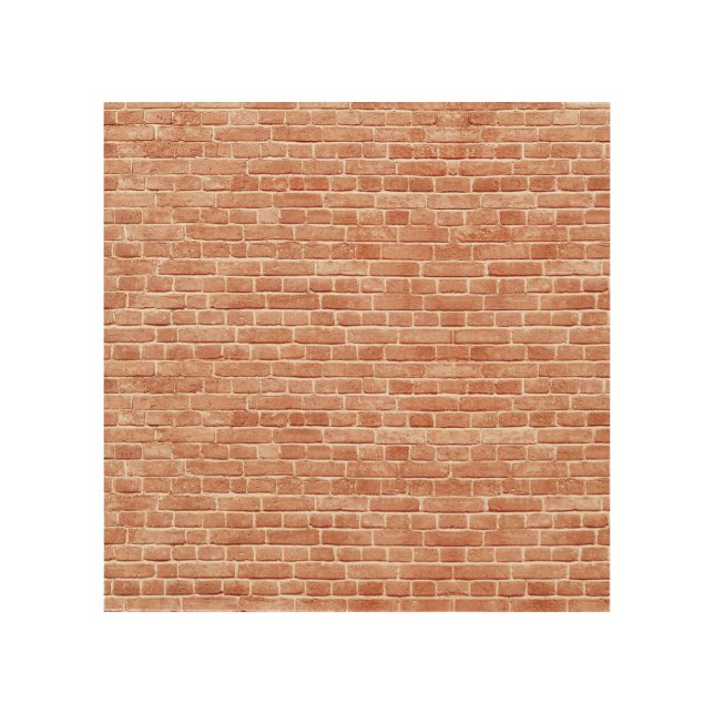 Old red brick wall texture. wood wall art (Front)