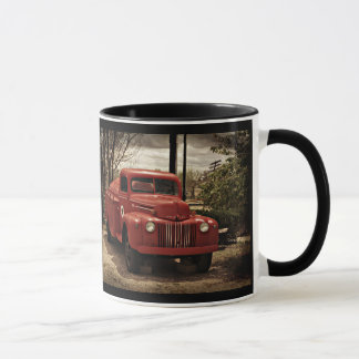 Old Red Firetruck coffee mug