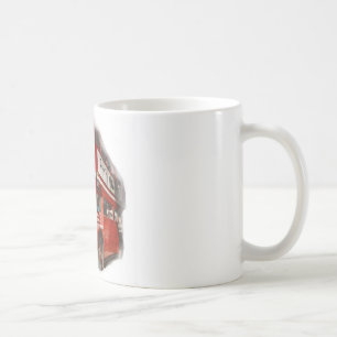 Old Red London Bus Coffee Mug