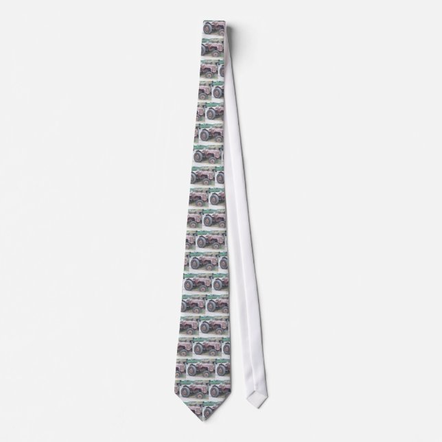 Old red tractor tie (Front)