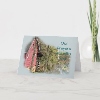 Old Red Watermill- Customize Any Occasion Card by MakaraPhotos at Zazzle