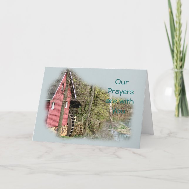 Old Red Watermill- customize any occasion Card (Front)