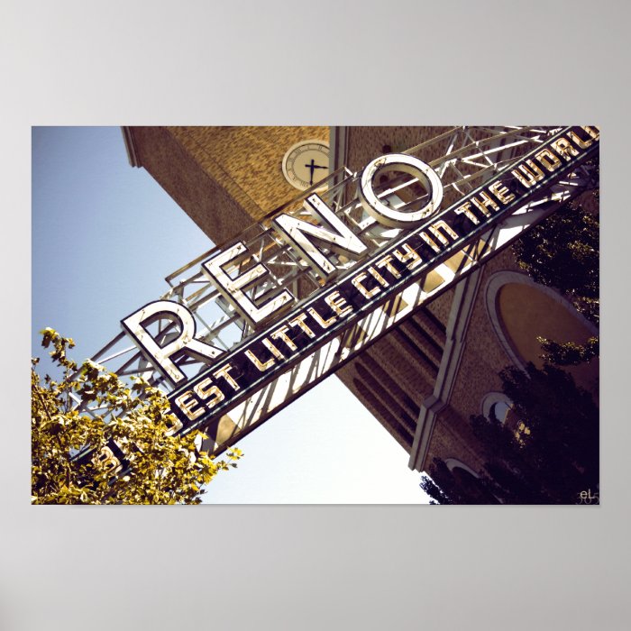 Old Reno Arch Posters