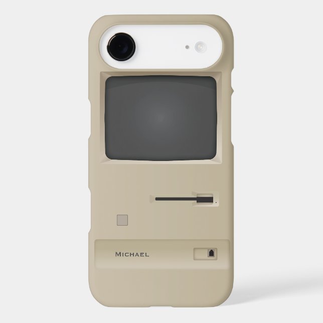 Old Retro PC Computer Case-Mate iPhone Case (Back)