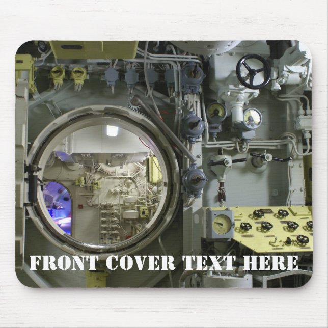 old retro submarine mouse pad (Front)