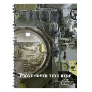 old retro submarine notebook