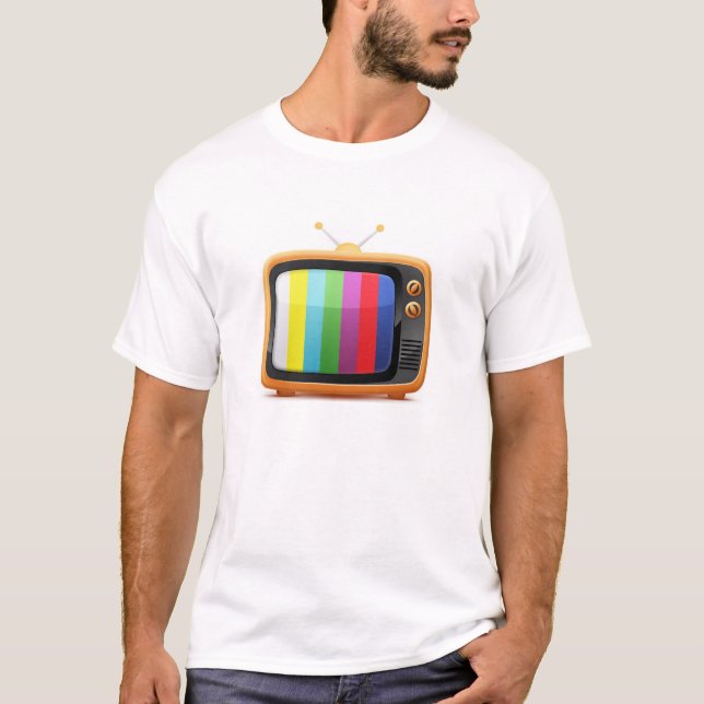 Old Retro Television T-Shirt (Front)