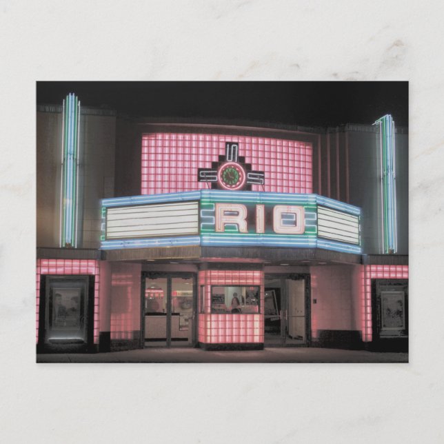 Old Rio Theater Postcard (Front)
