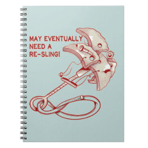 Old Rock climbing cam funny  Notebook