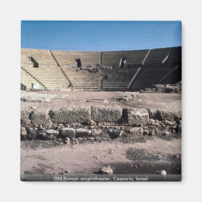 Old Roman amphitheater, Caesaria, Israel Magnet (Front)