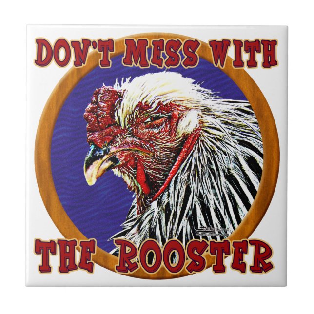 Old Rooster Tile (Front)