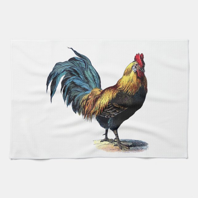 OLD ROOSTER TOWEL (Horizontal)