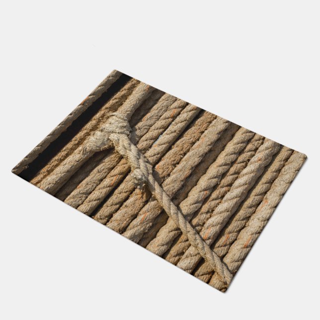 Old Rope Doormat (Angled)