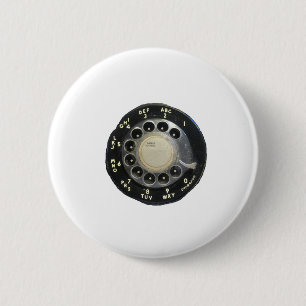 Old Rotary Phone Dial Button
