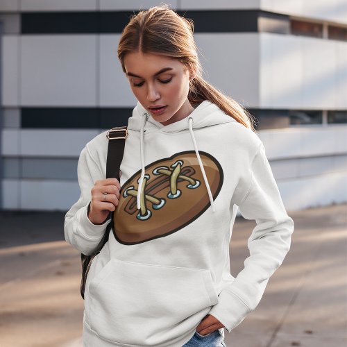 Old Rugby Ball Hoodie