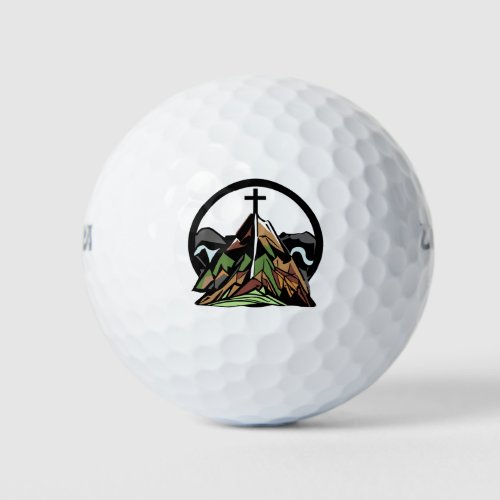 Old Rugged Christian Cross Golf Balls