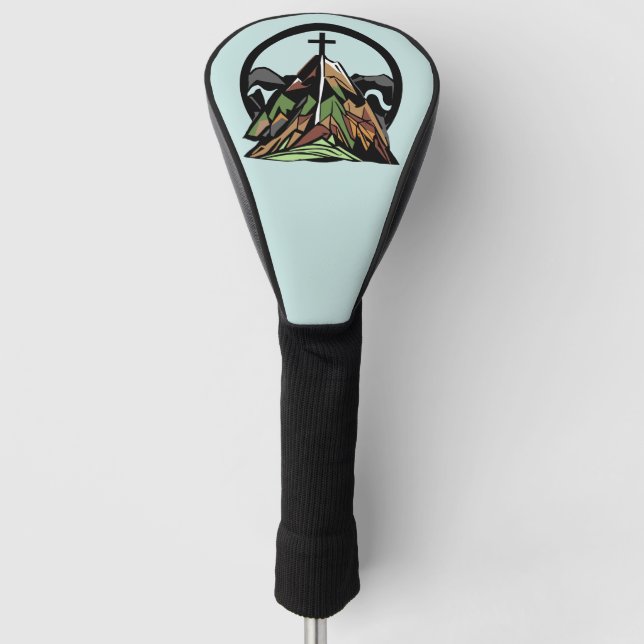 Old Rugged Christian Cross Golf Head Cover (Front)