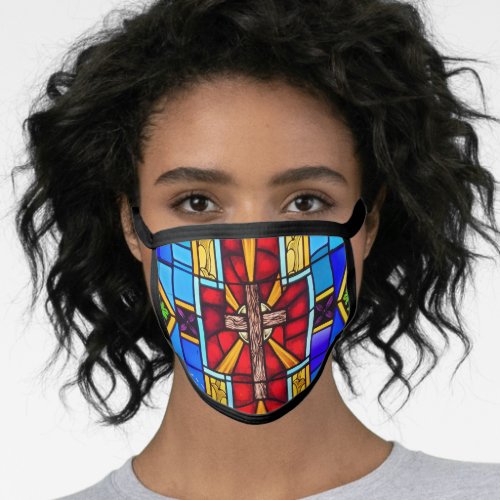 Old Rugged Cross Face Mask