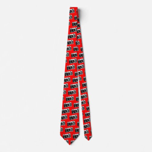 Old Russian Camera _ Red Neck Tie