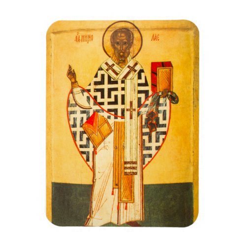 Old Russian icon of StNicholas Magnet